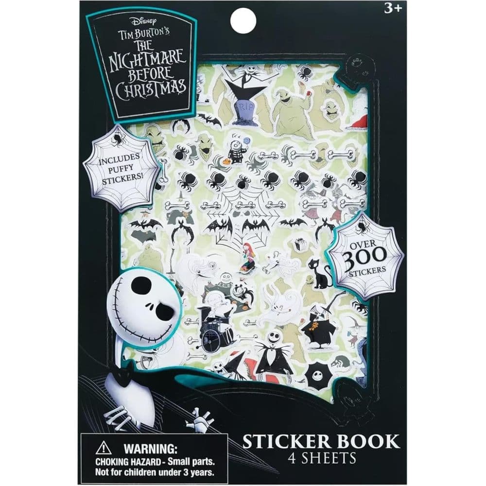 Nightmare Before Xmas Puffy Sticker Book Second Alternate Image
