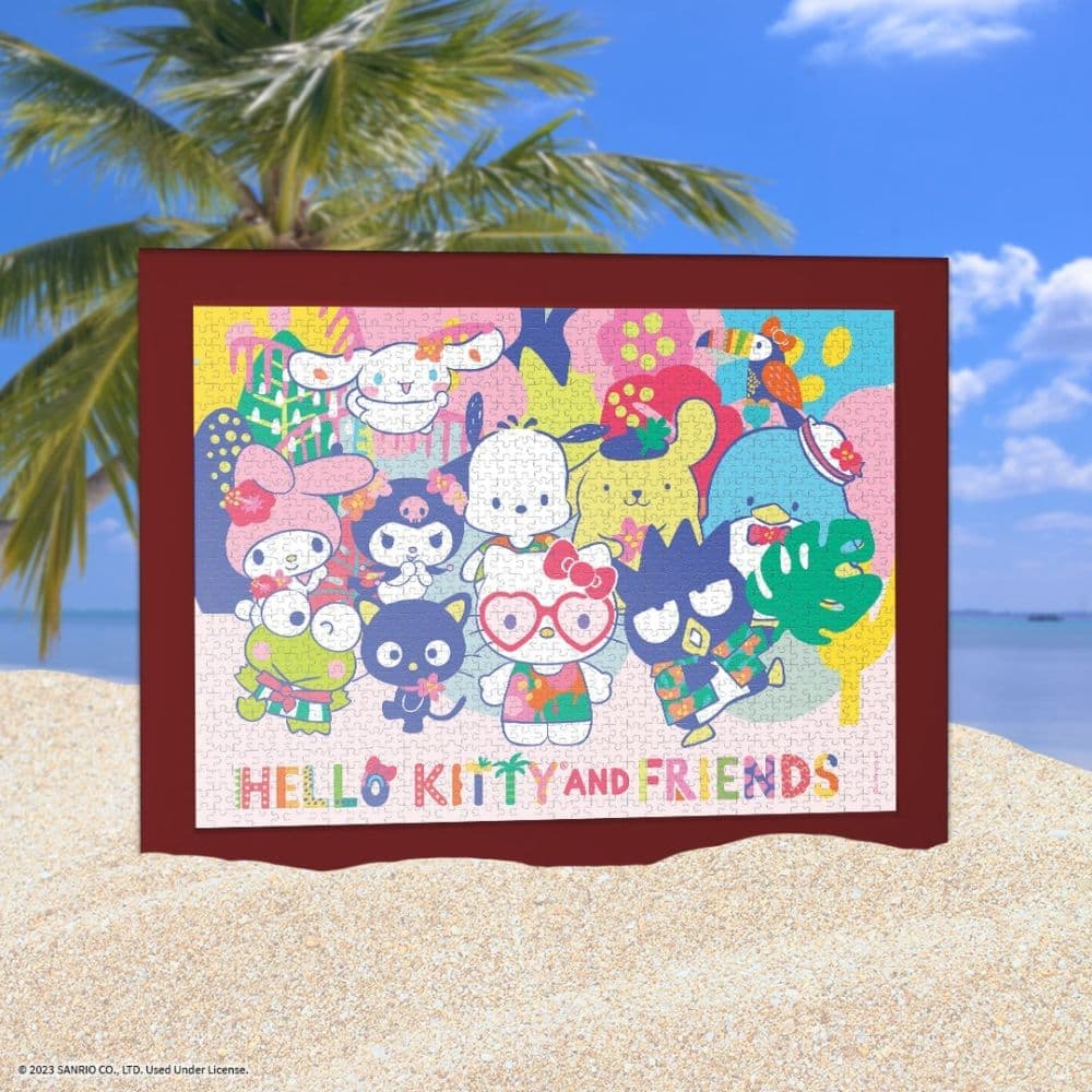 Hello Kitty Tropical 1000 Piece Puzzle Fourth Alternate Image