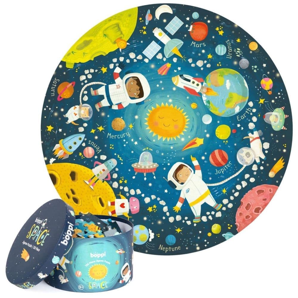 Space Round 150 Piece Puzzle Main Product Image