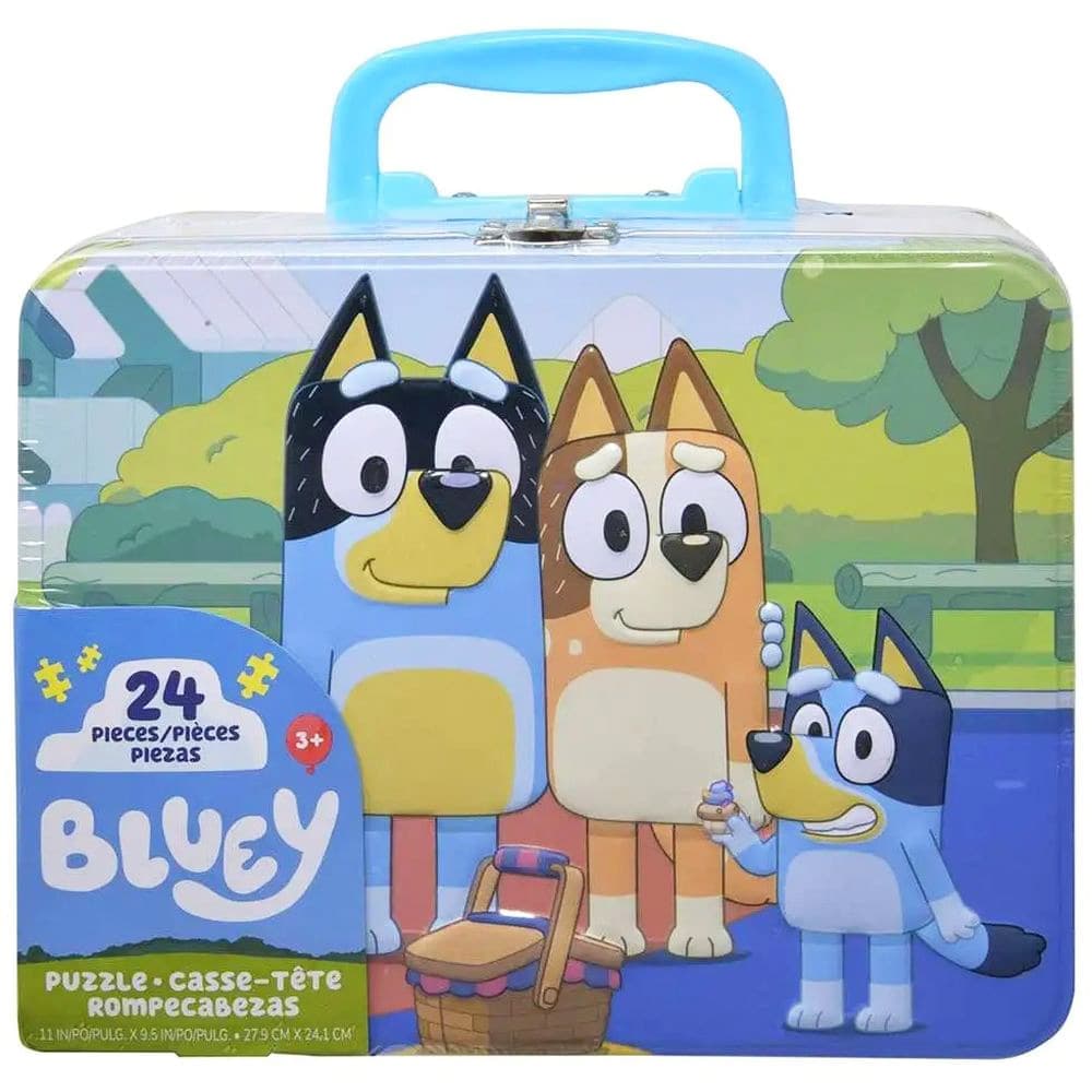 Bluey Tin Lunch Box 24 Piece Puzzle Main Product Image