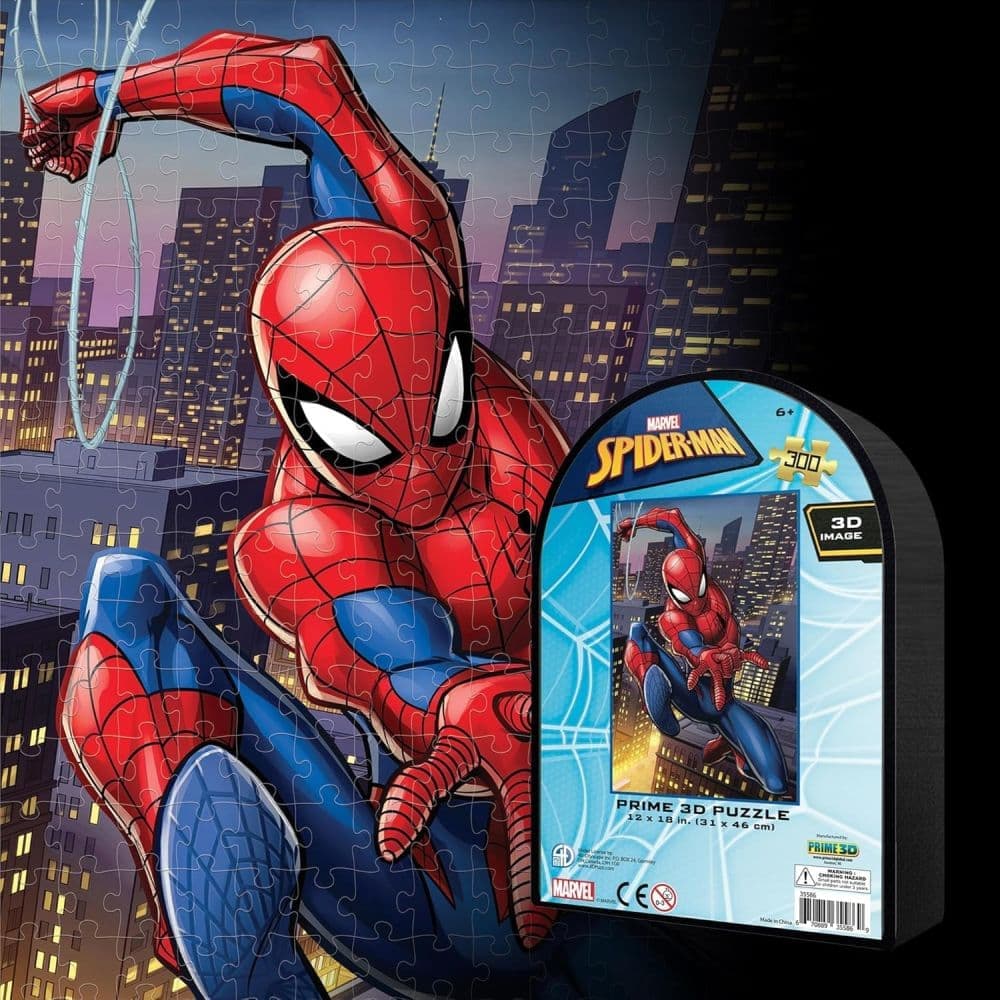 Spiderman 3D 300 Piece Puzzle in Tin Fifth Alternate Image