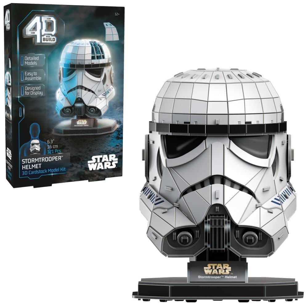 4D Star Wars Stormtrooper Helmet with Stand Main Product Image