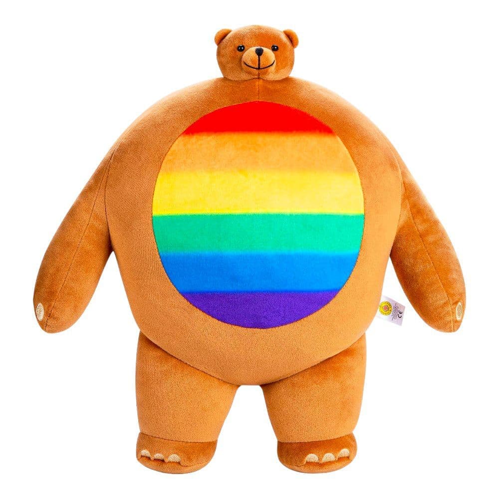 Tiny Headed Rainbow Pride Bear 15in Main Product Image width="1000" height="1000"