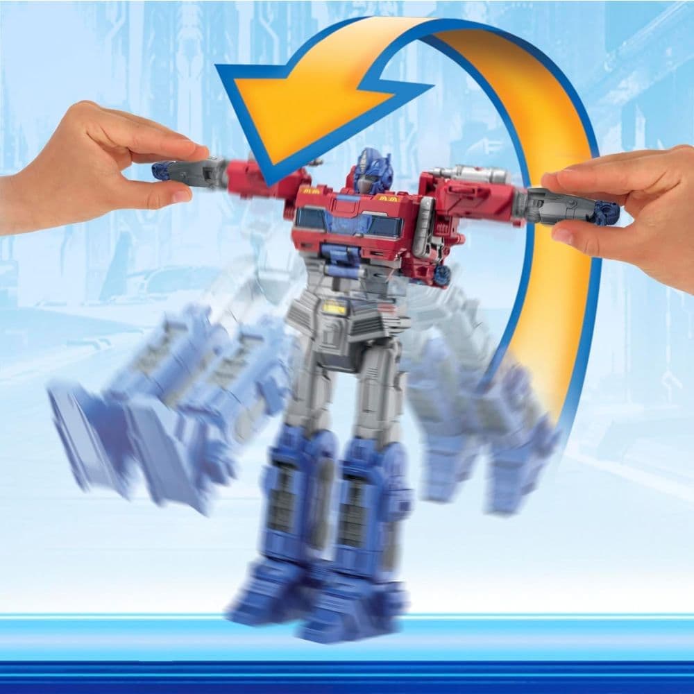 Transformers One Power Flip Optimus Prime Action Figure Second Alternate Image