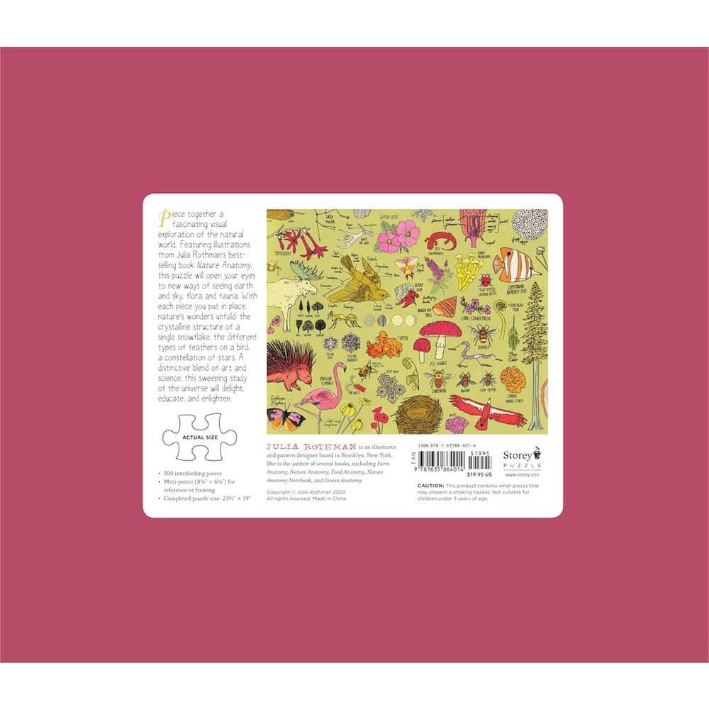 Nature Anatomy 500 Piece Puzzle Third Alternate Image