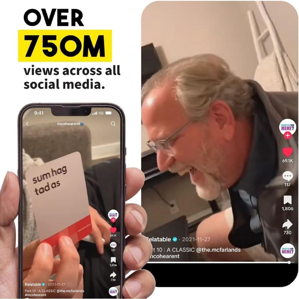 Incohearent Adult Party Game First Alternate Image