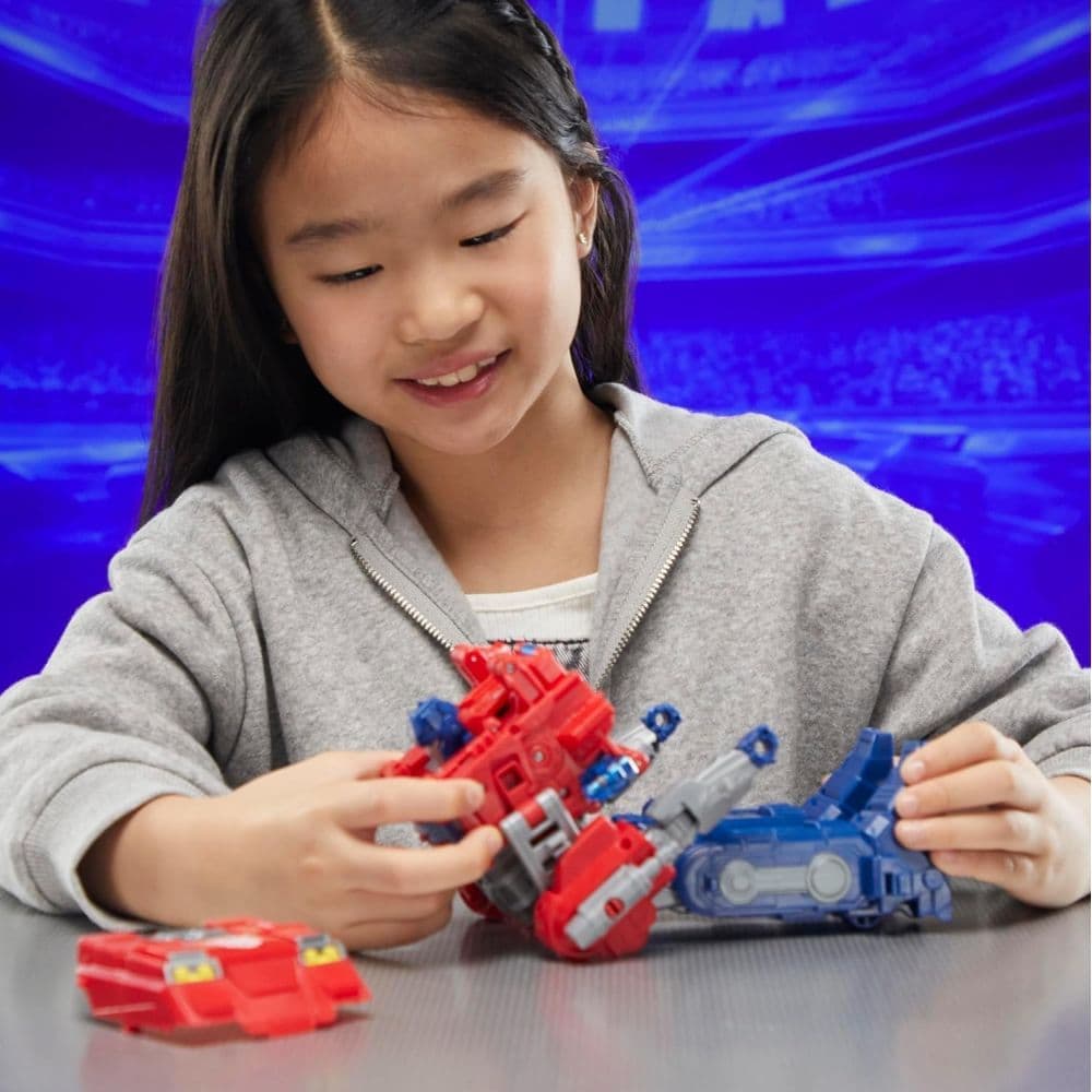 Transformers One Power Flip Optimus Prime Action Figure Fourth Alternate Image