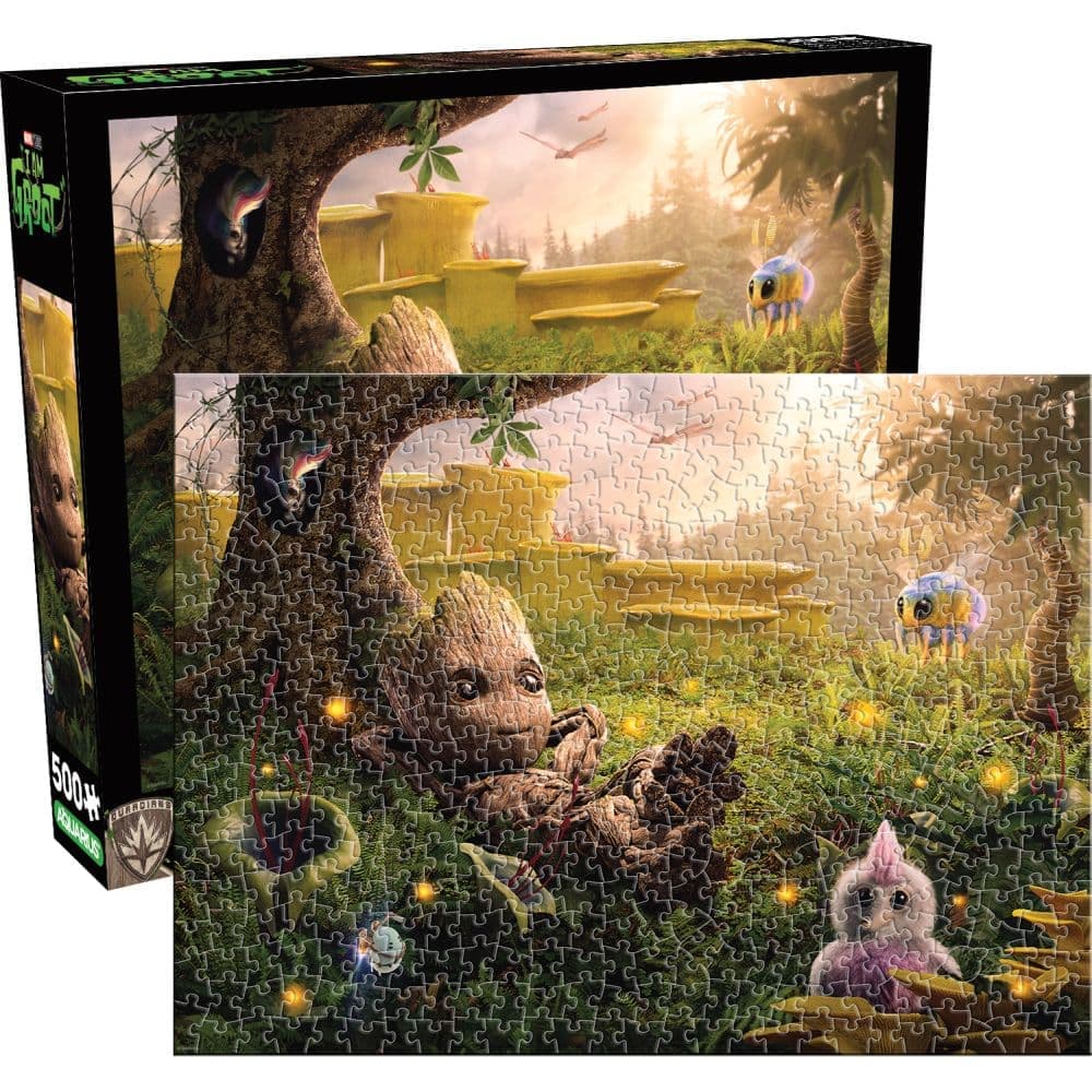 Guardians of the Galaxy Baby Groot 500 Piece Puzzle Second Alternate Image width="1000" height="1000"