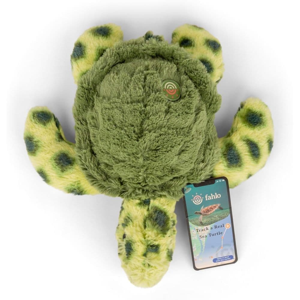 Green Sea Turtle Tracking Plush First Alternate Image