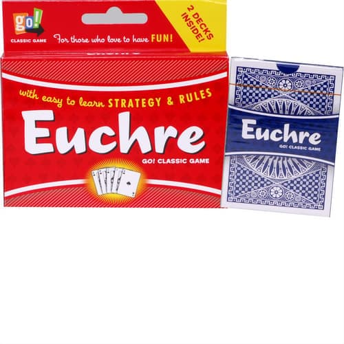 Euchre 2 Deck Card Game Alternate Image 1