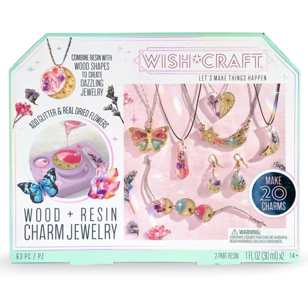 Wood and Resin Charm Jewelry Main Product Image