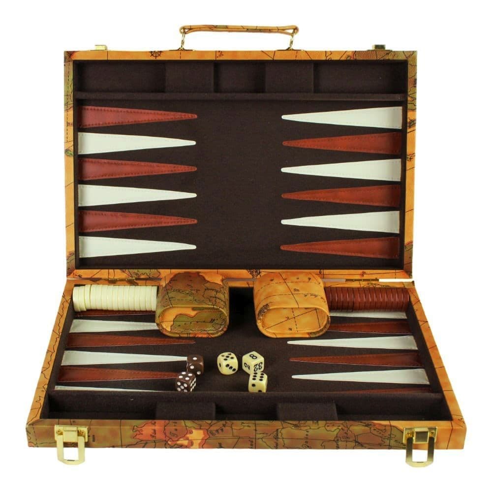 Deluxe Backgammon Attache Set Second Alternate  Image width="1000" height="1000"