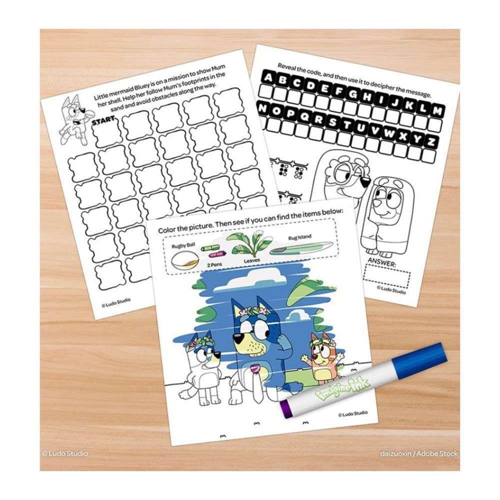 Bluey Imagine Ink Second Alternate Image