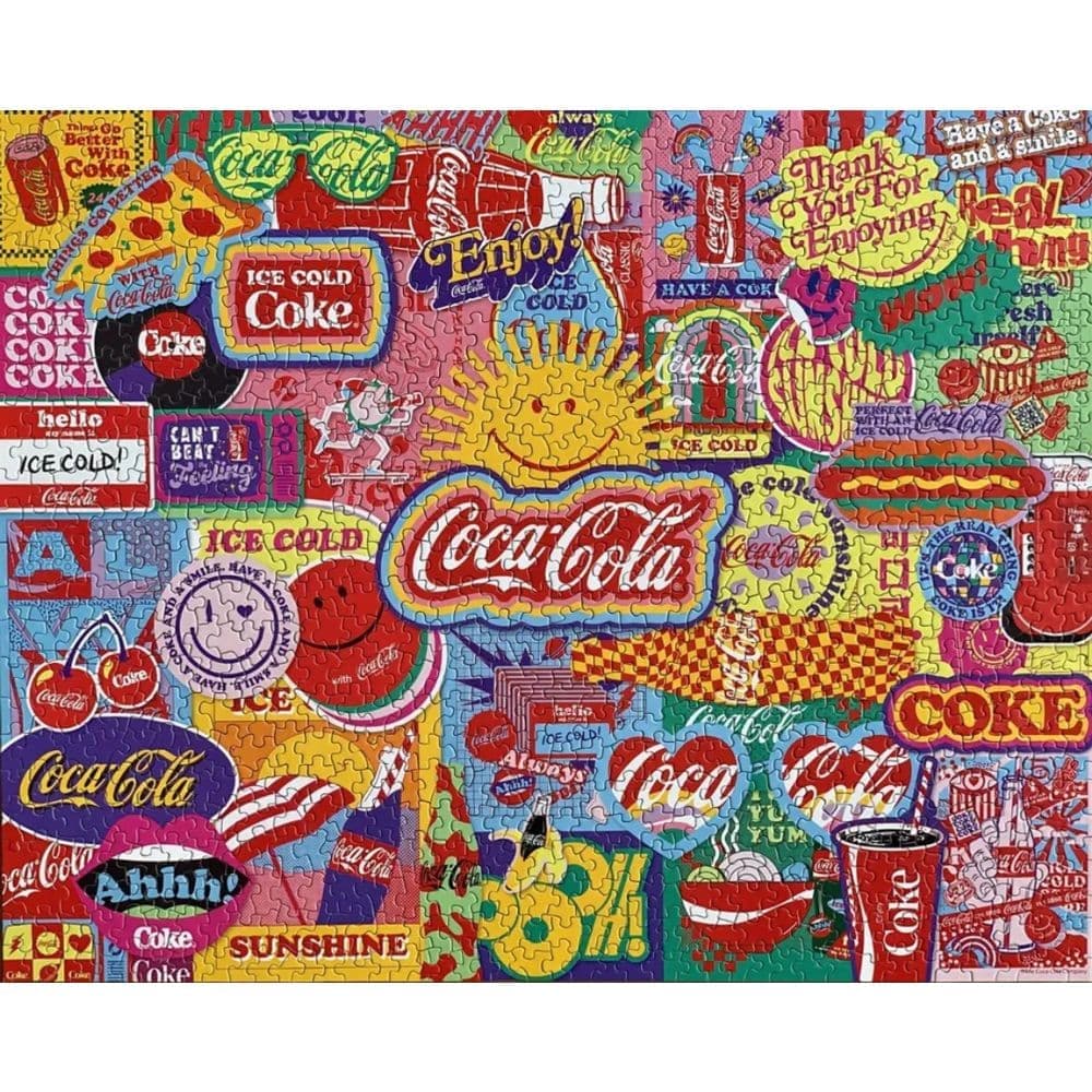 Coca Cola Pop Art 1000 Piece Puzzle First Alternate Image