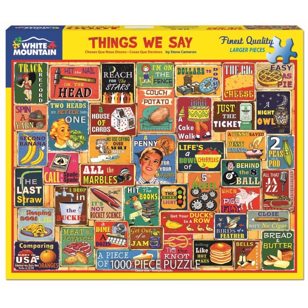 Things We All Say 1000 Piece Puzzle Main Image