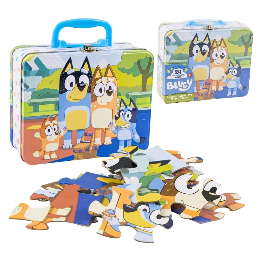 Bluey Tin Lunch Box 24 Piece Puzzle First Alternate Image