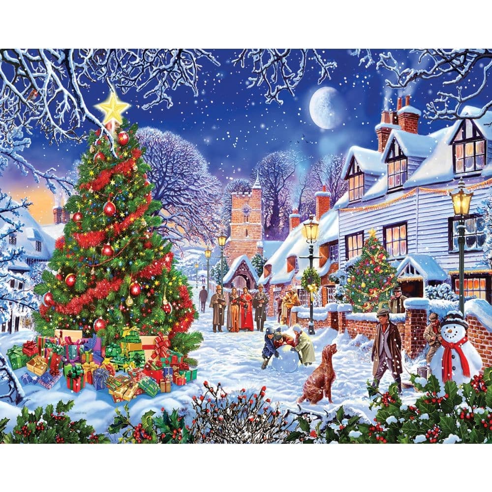 Village Christmas Tree 1000 Piece Puzzle First Alternate Image