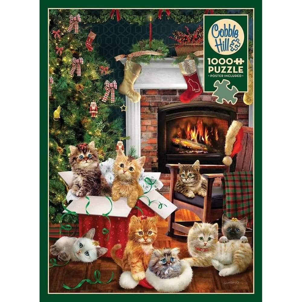 Christmas Kittens 1000 Piece Puzzle Main Product Image