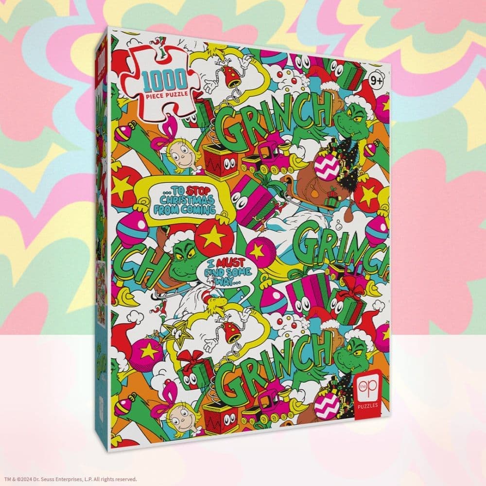 Grinch Poppin 1000 Piece Puzzle Fourth Alternate Image