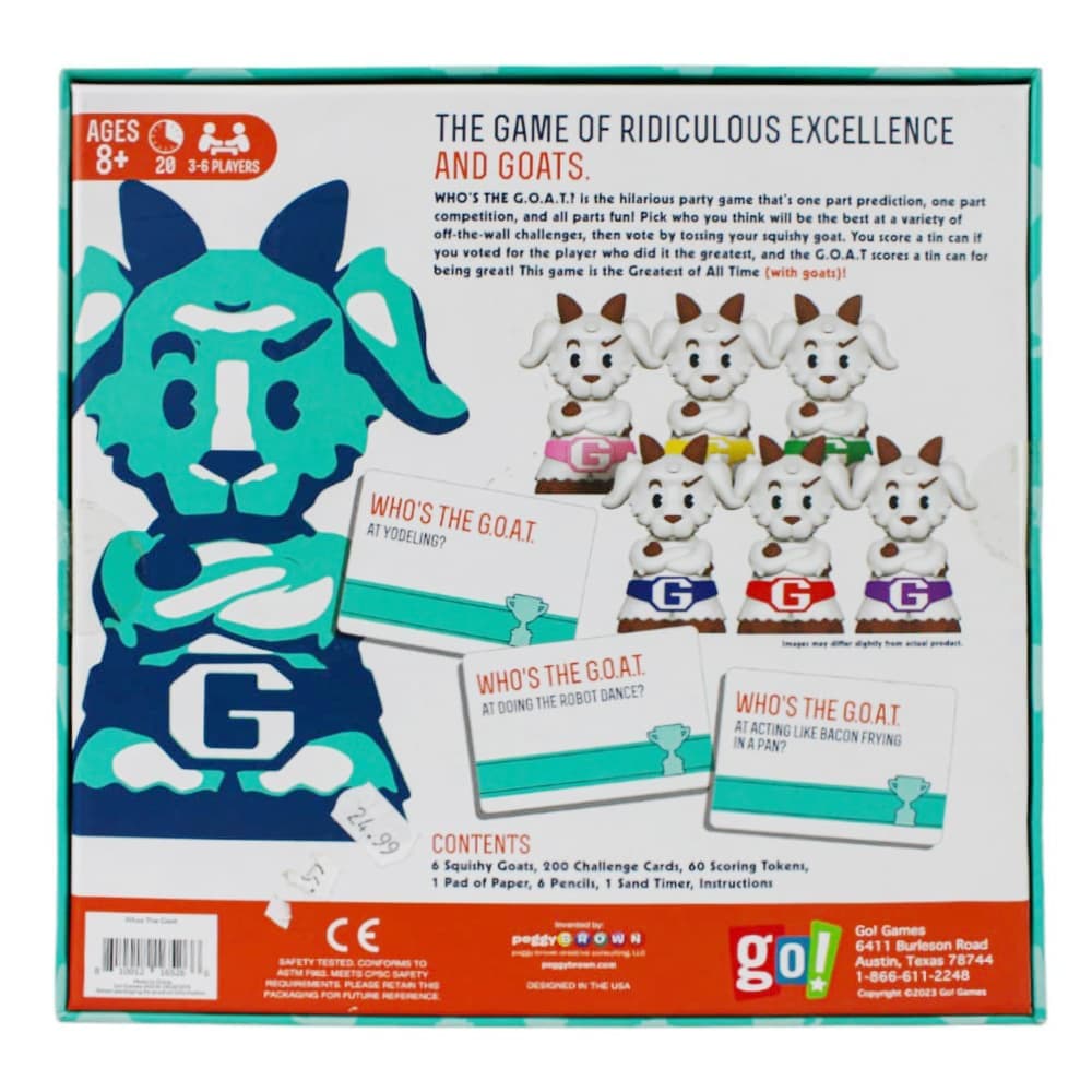 Who's the G.O.A.T? Game First Alternate Image