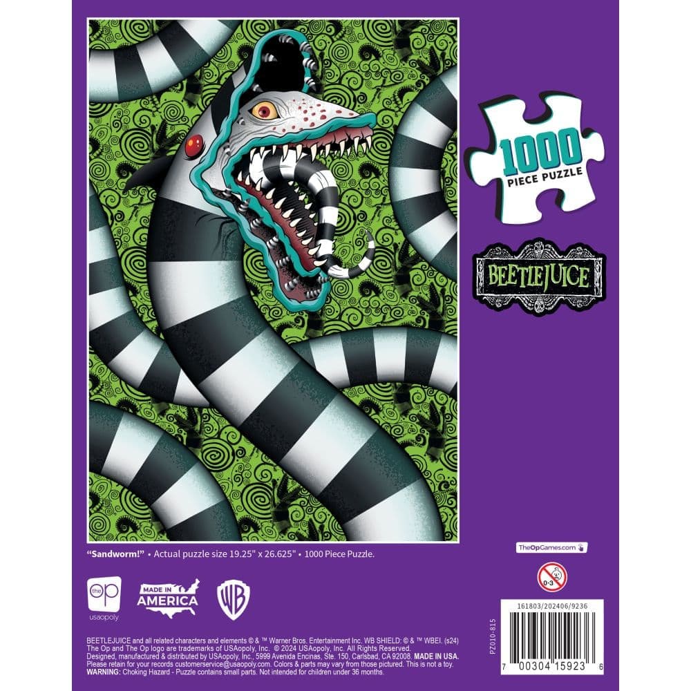 Beetlejuice Sandworm 1000 Piece Puzzle Third Alternate Image