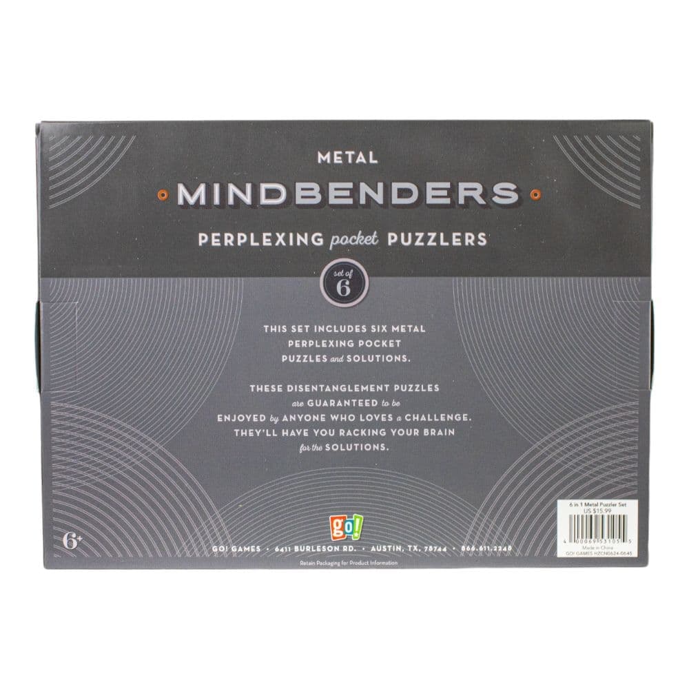 6 in 1 Metal Puzzler Set First Alternate Image