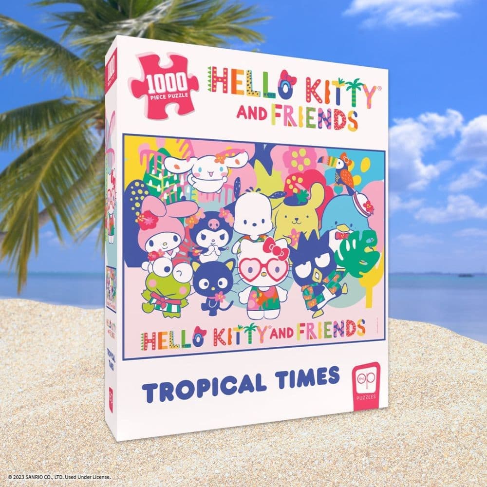 Hello Kitty Tropical 1000 Piece Puzzle Fifth Alternate Image