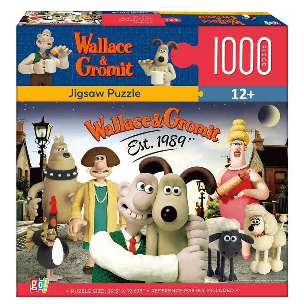 Wallace And Gromit 1000 Piece Puzzle Main Product Image width="1000" height="1000"