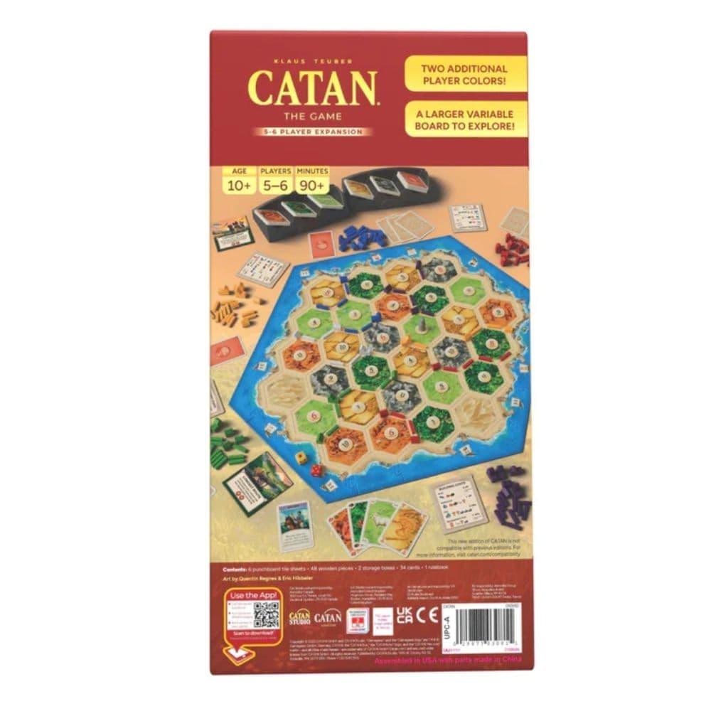 Catan 5-6 Player Expansion 6th Edition First Alternate Image