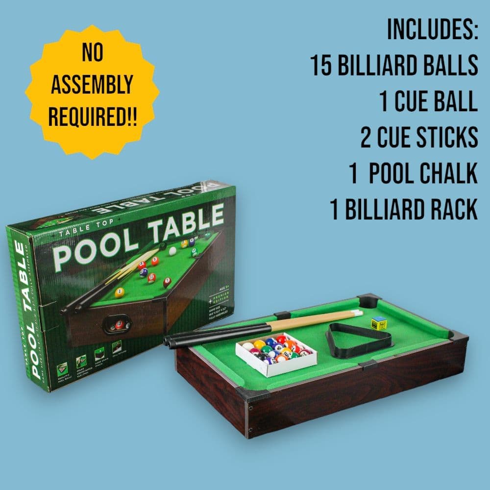 Tabletop Pool 20in Classic Tenth Alternate Image