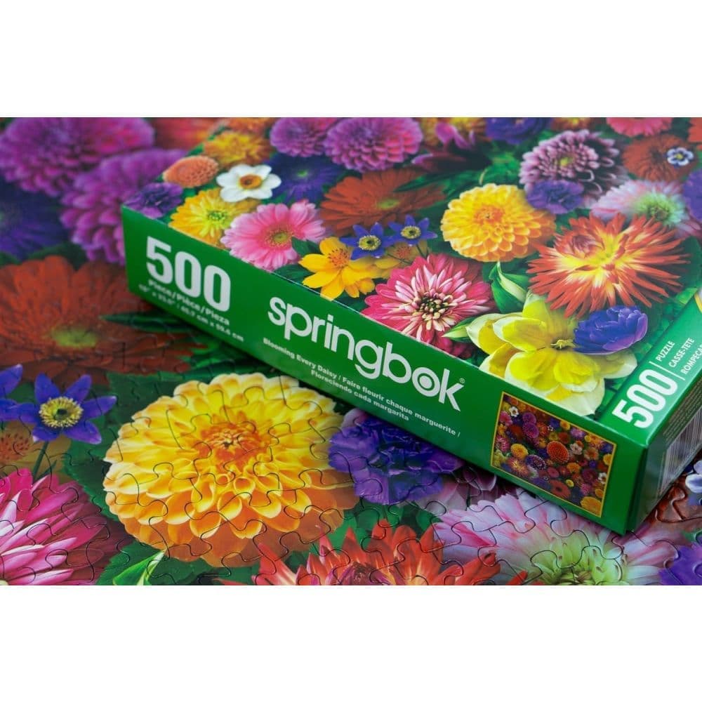 Blooming Every Daisy 500 Piece Puzzle Fifth Alternate Image