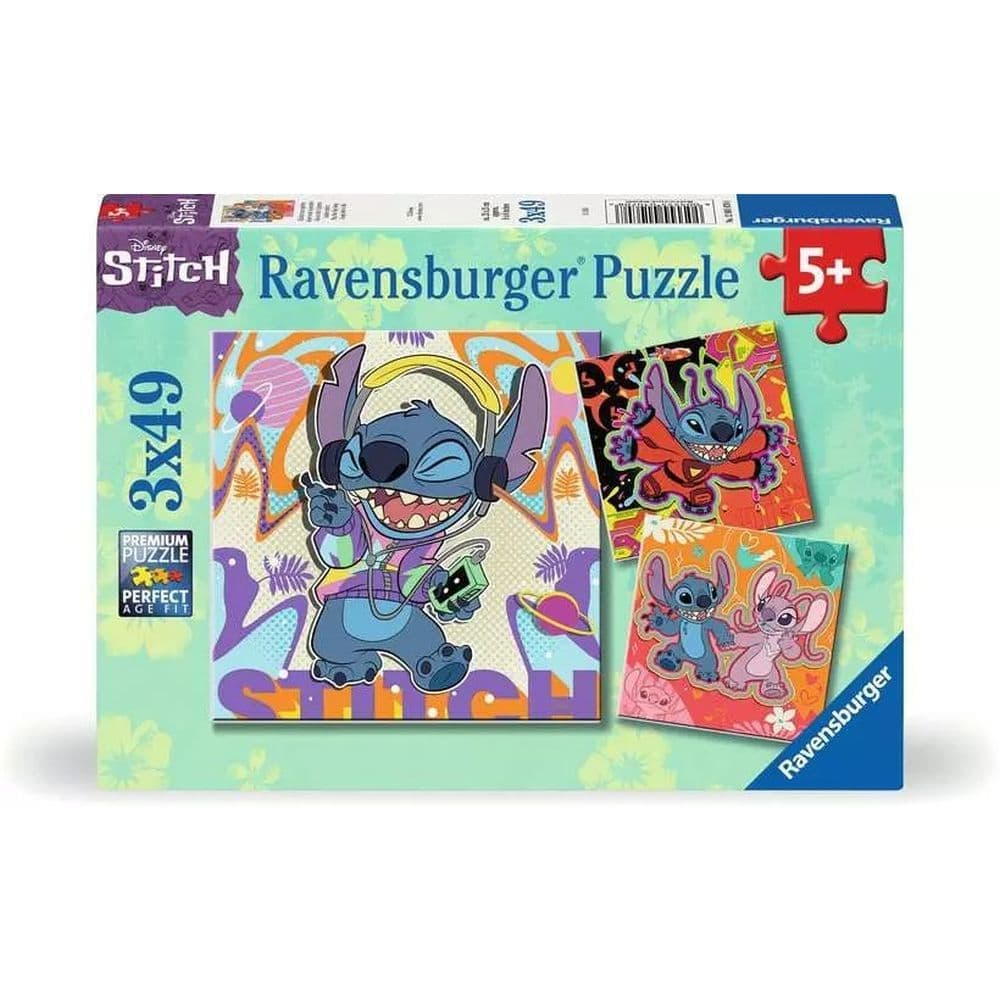 Stitch 3x49 Piece Puzzle Main Product Image