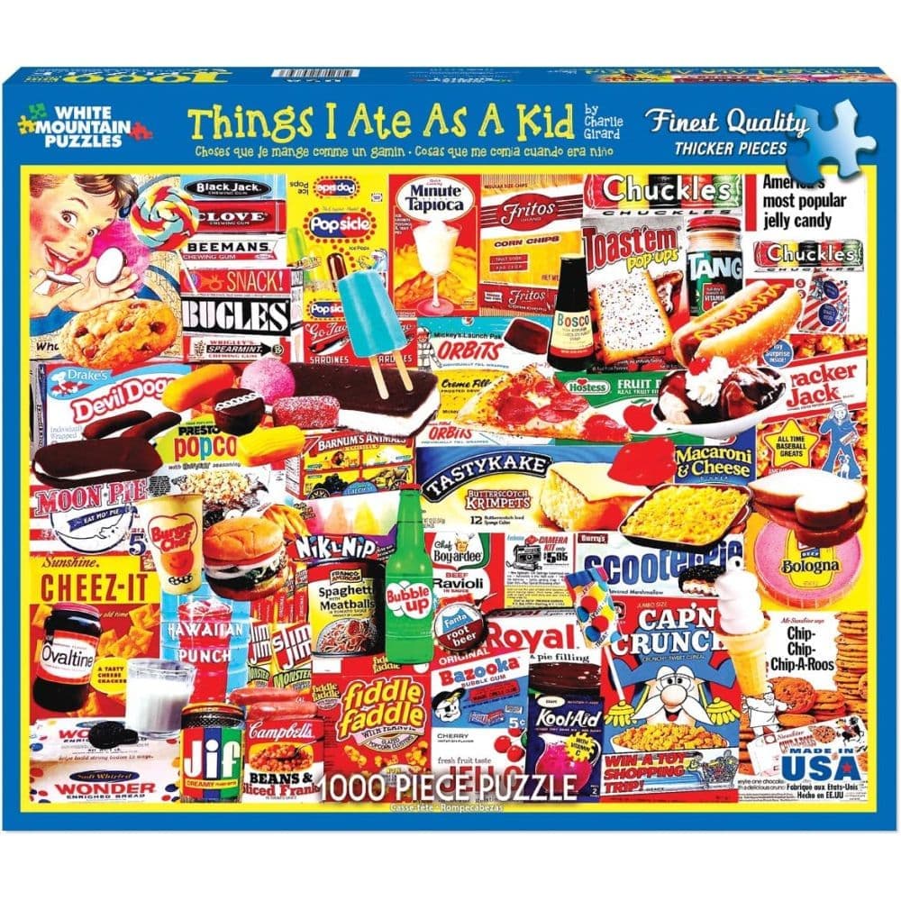 Things I Ate As a Kid 1000 Piece Puzzle Main Product Image width="1000" height="1000"