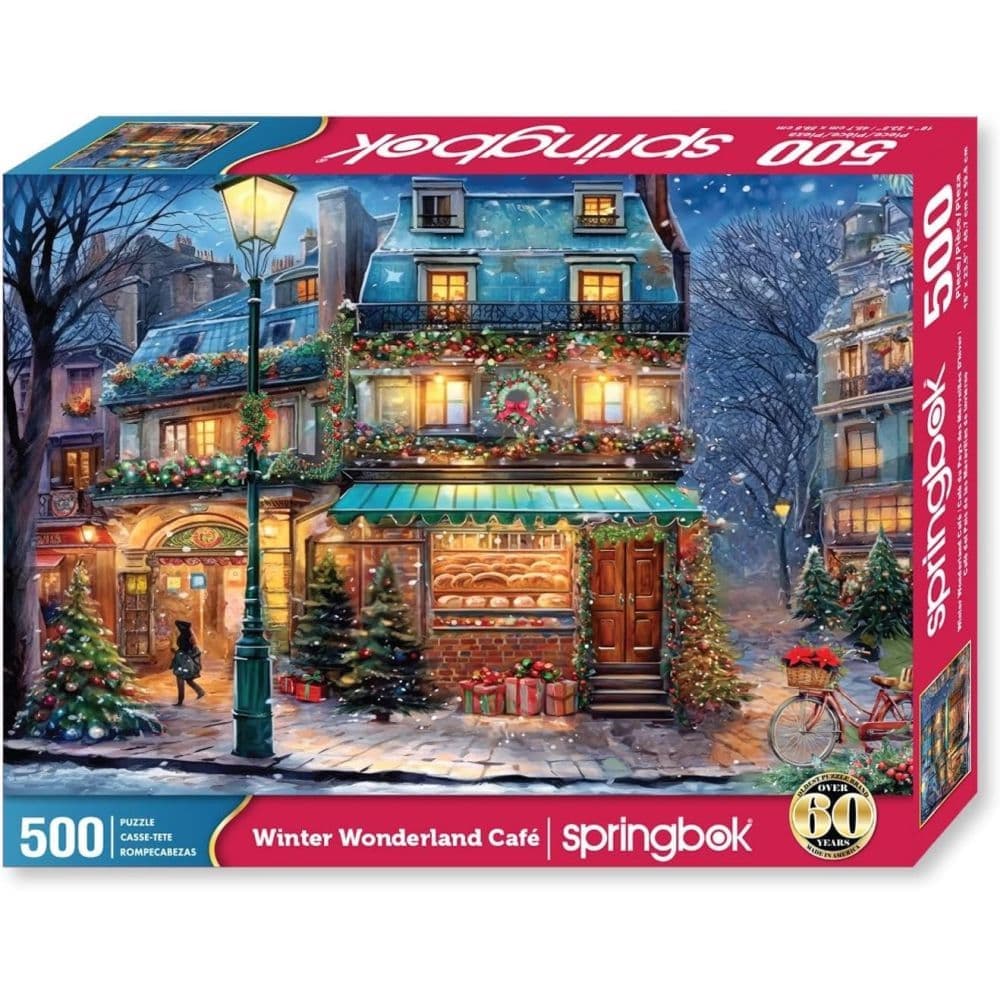 Winter Wonderland Cafe 500 Piece Puzzle Seventh Alternate Image