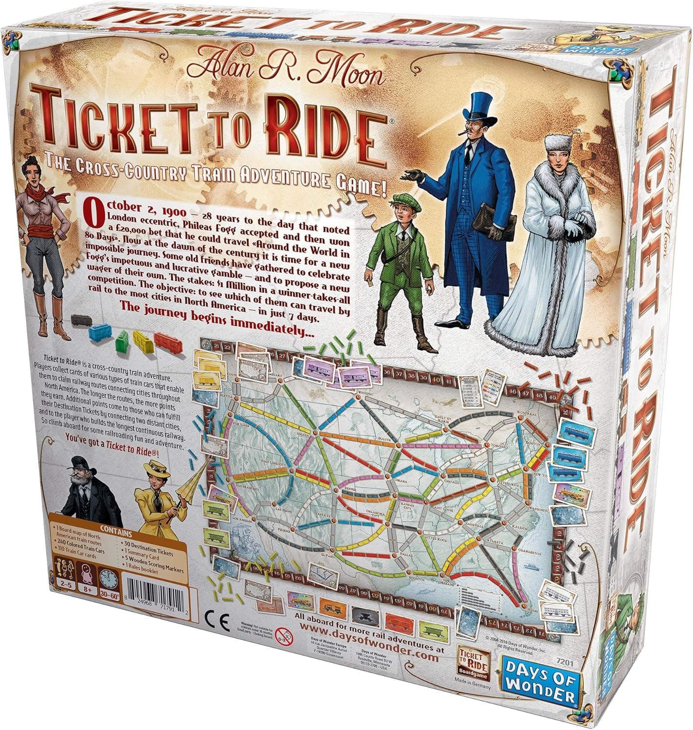 Ticket to Ride Board Game alternate image 4