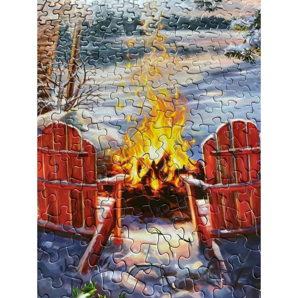 Christmas Cabin 500 Piece Puzzle Second Alternate Image