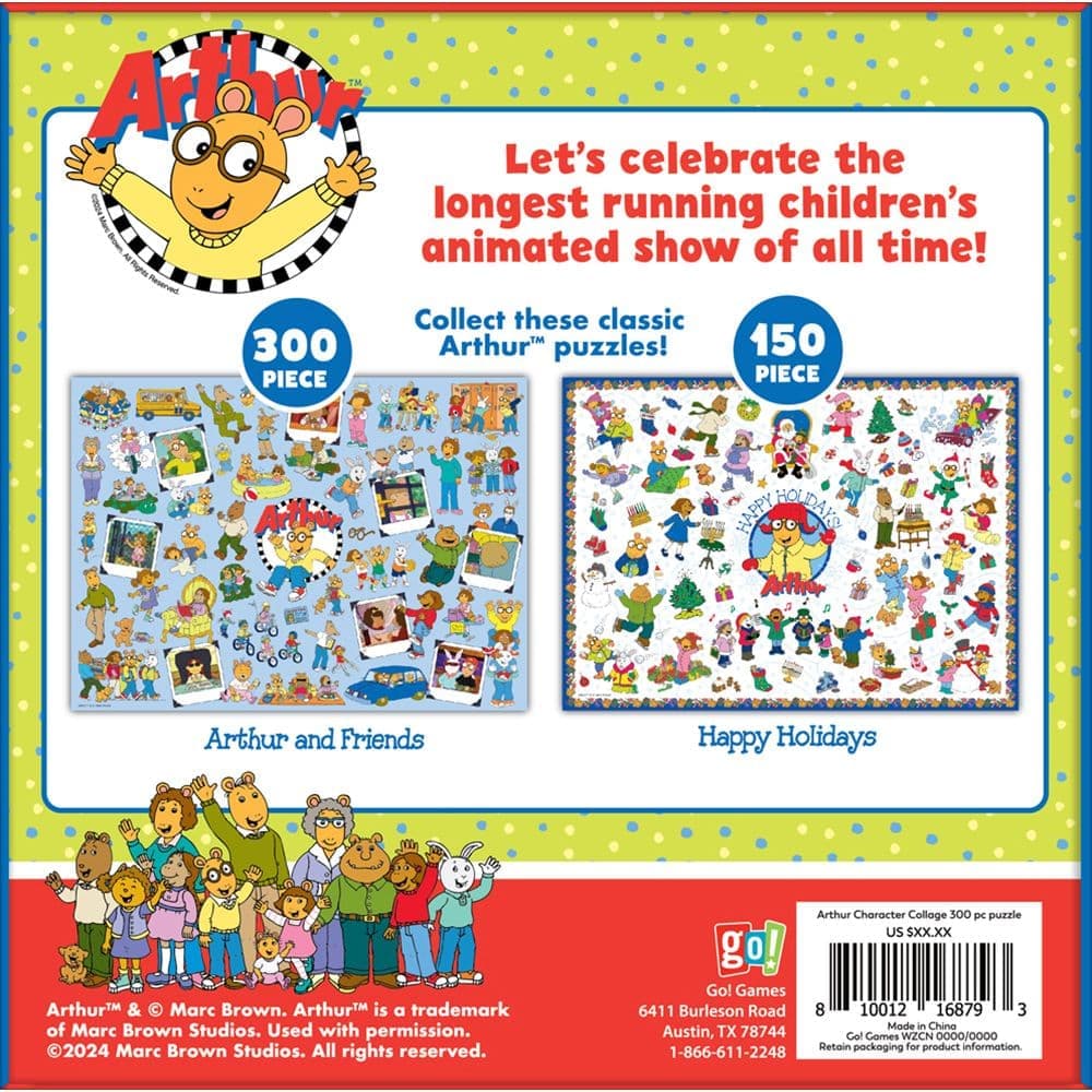 Arthur Character Collage 300 Piece Puzzle Second Alternate Image
