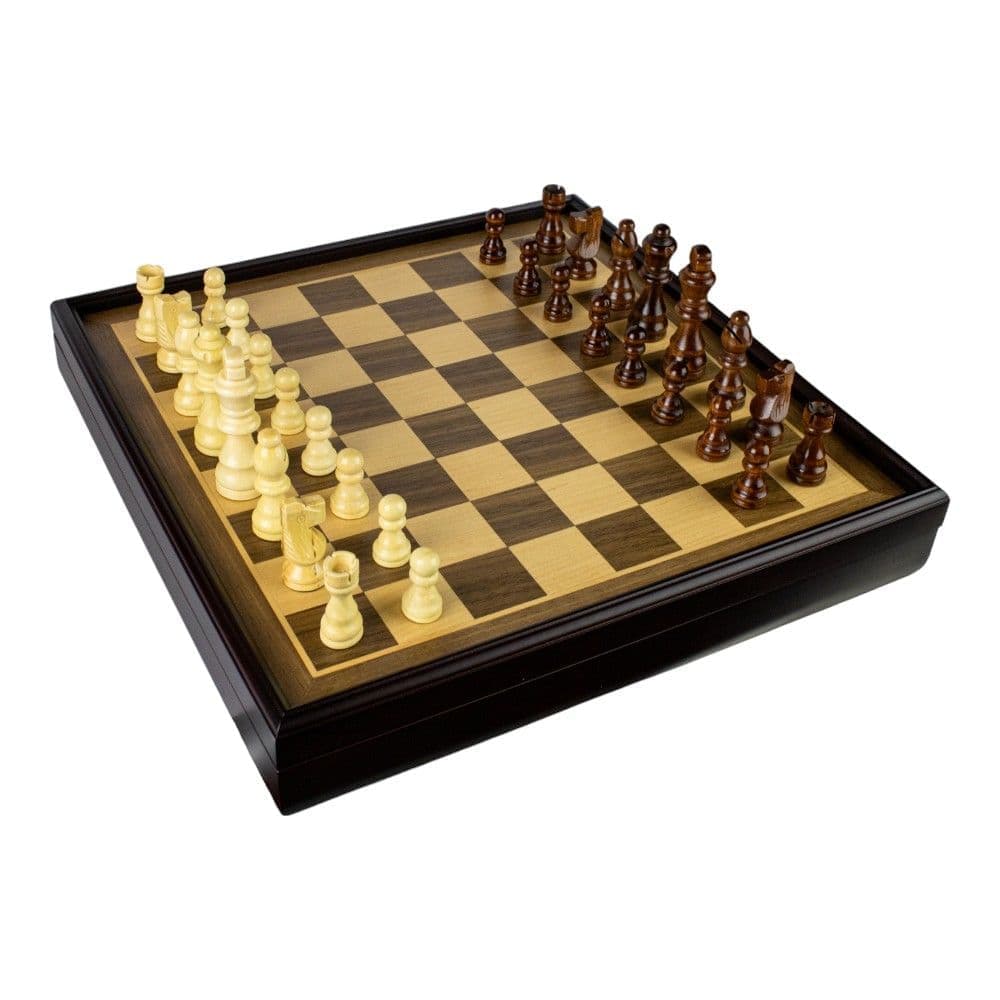 Wooden Chess Set Deluxe Sixth Alternate Image