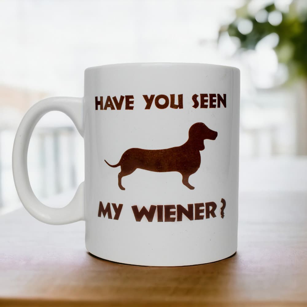 Wiener Dog Coffee Mug Third Alternate Image