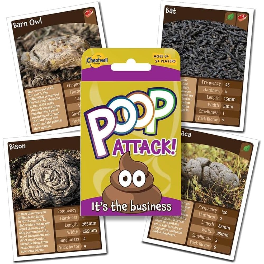 Poop Attack Card Game Second Alternate Image
