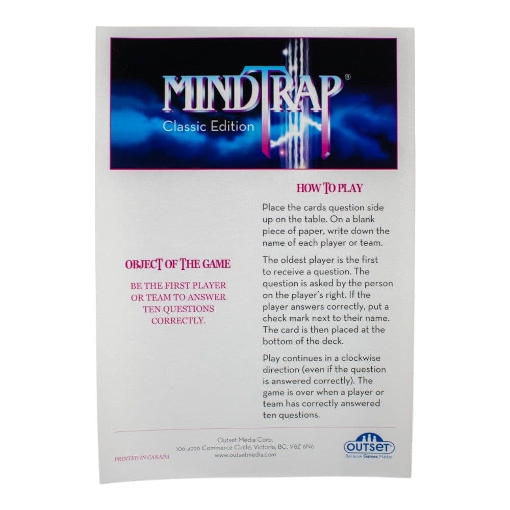 Mindtrap Classic Twelfth Alternate Image