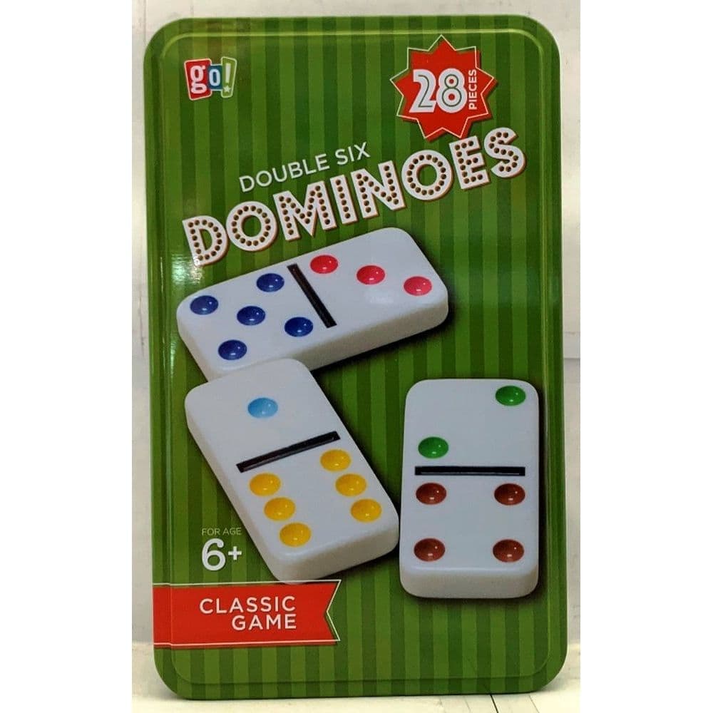 Double 6 Dominoes Tin Main Image
