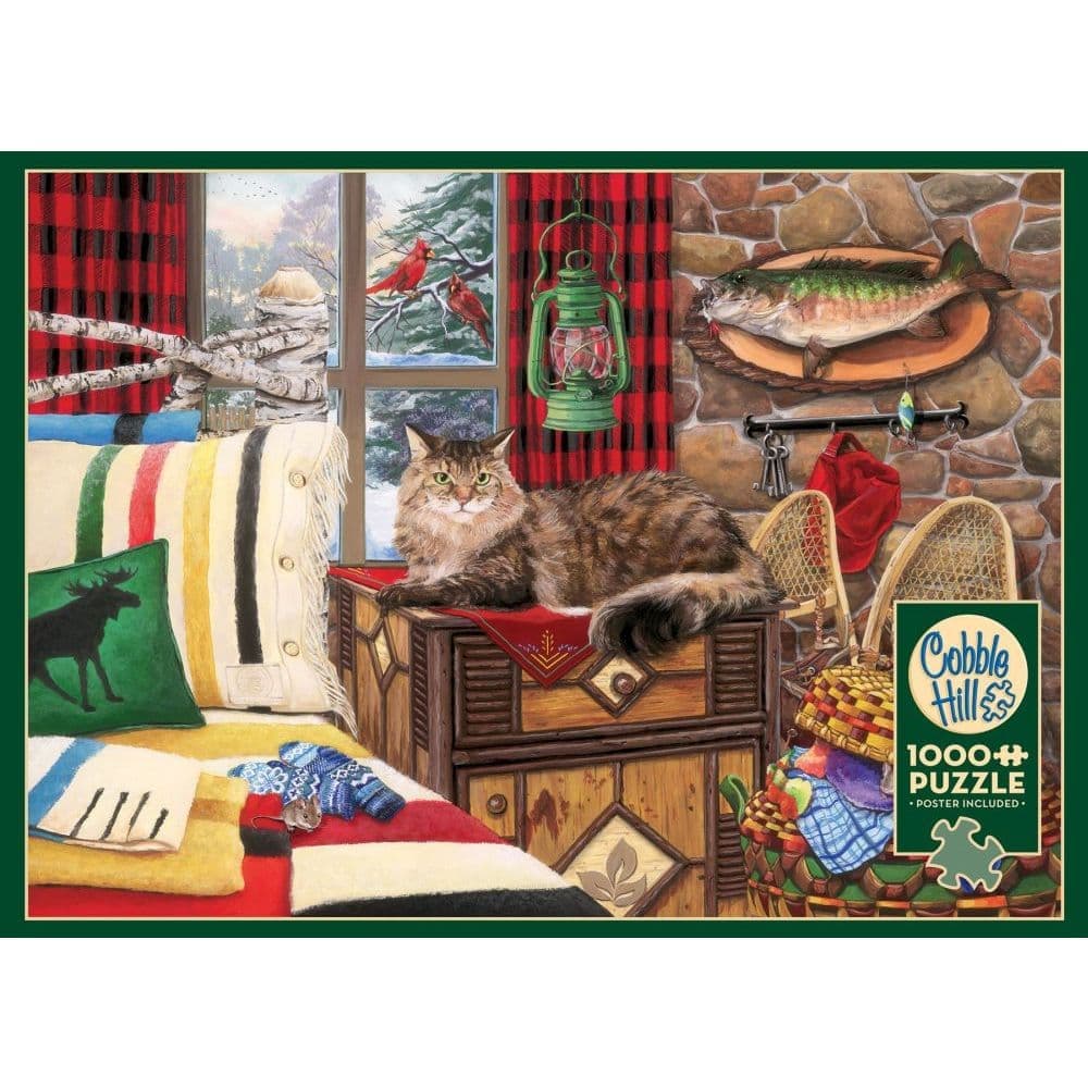 Lodge Cat 1000 Piece Puzzle Main Product