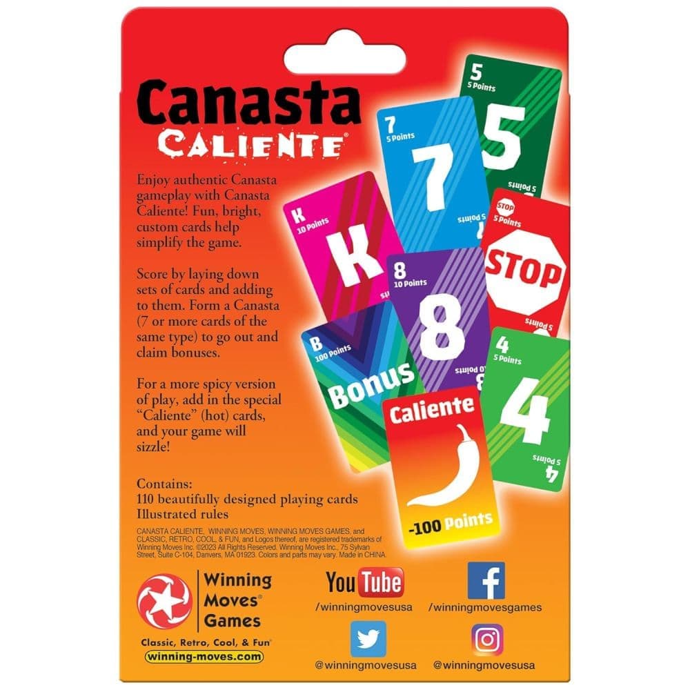 Canasta Caliente Card Game First Alternate Image