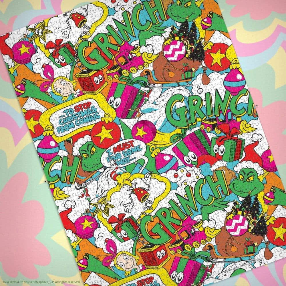 Grinch Poppin 1000 Piece Puzzle Second Alternate Image