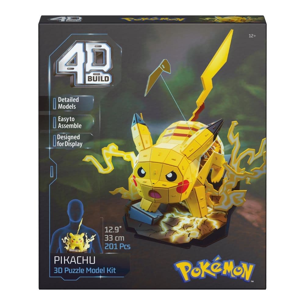 4D Pokemon Pikachu 3D Puzzle Eighth Alternate Image