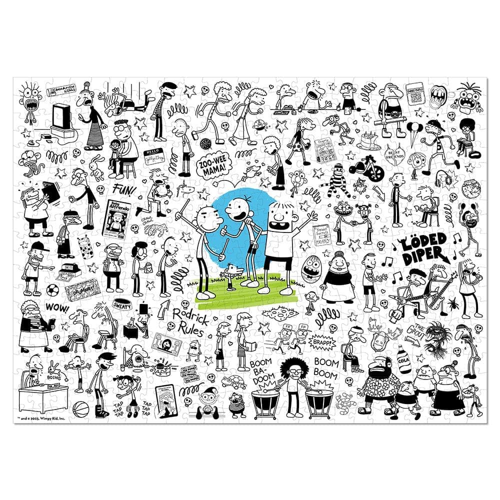 Diary of a Wimpy Kid Class Characters 500 Piece Puzzle First Alternate Image
