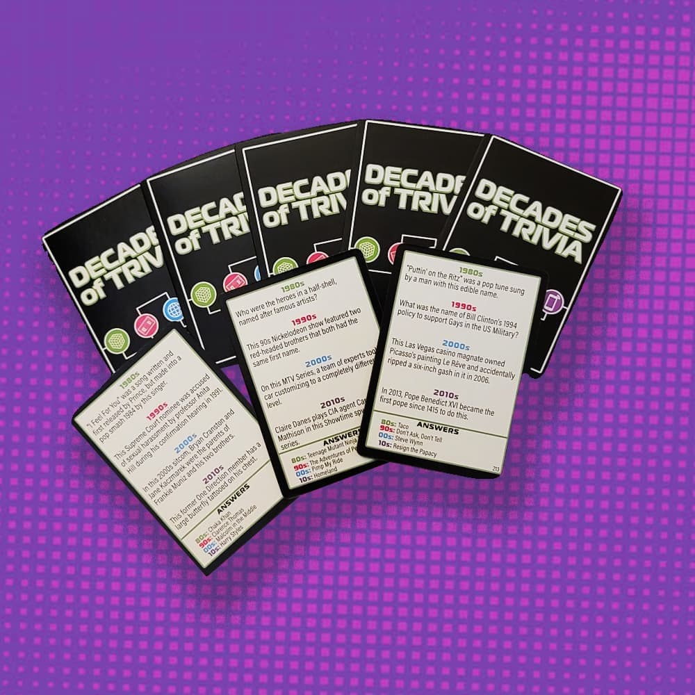 Decades of Trivia Game Sixth Alternate Image