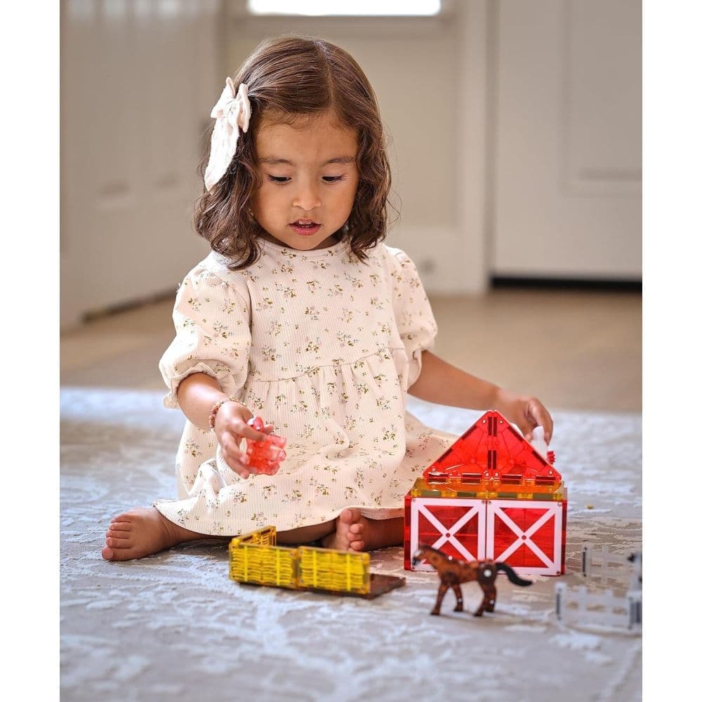 Magna-tiles 25 Piece Farm Animals Set Second Alternate Image