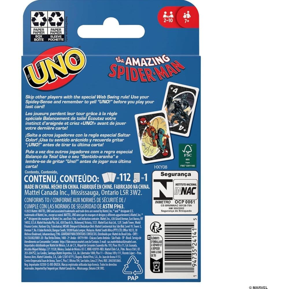 Uno The Amazing Spiderman First Alternate Image